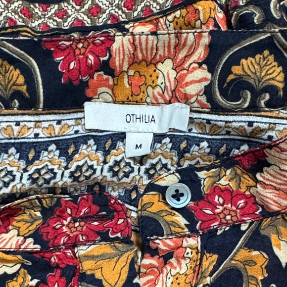 ANTHROPOLOGIE Othilia Cindy Maxi Dress Floral Colorful Boho Long Sleeve size M - Picture 11 of 12